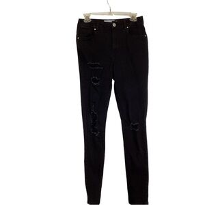 Refuge denim Miami Black distressed jeans